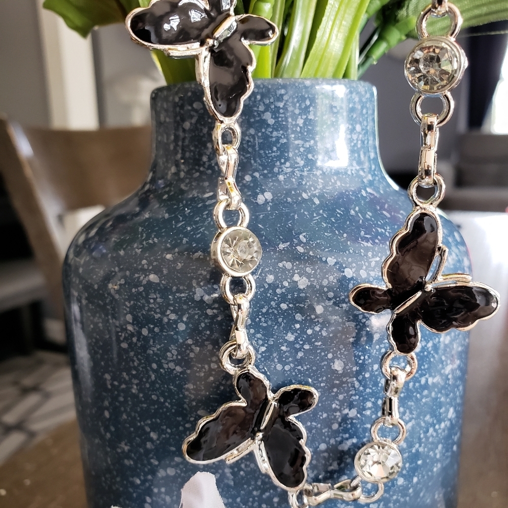 Butterfly Rhinestone Waist Chain - Picture 4 of 8